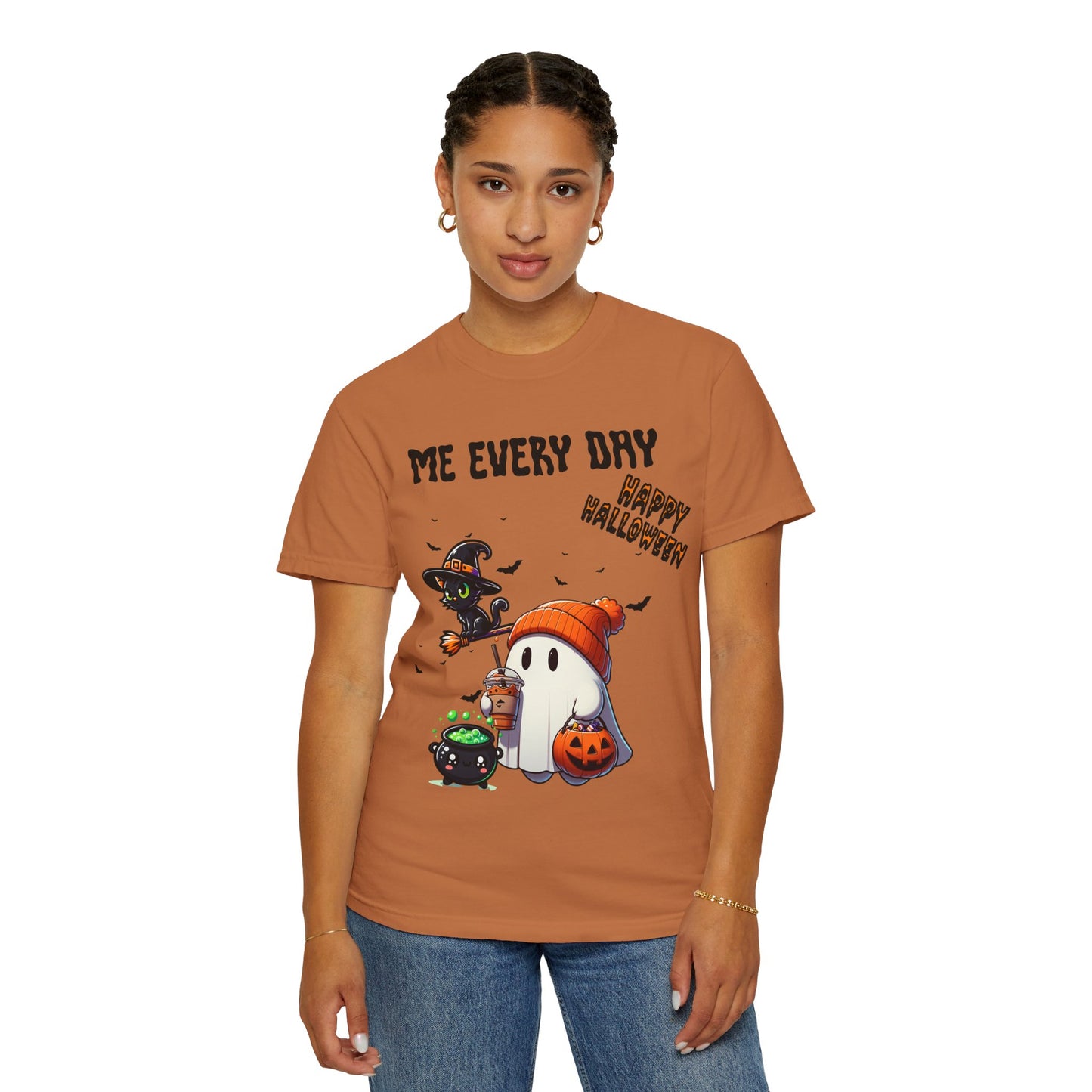 Short Sleeve Comfort Colors "Me Every Day" Halloween T-shirt.