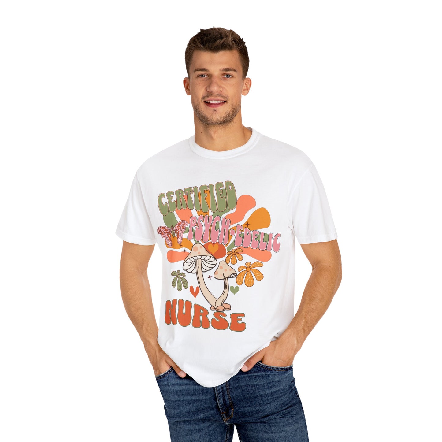 Comfort Colors Certified Psych-edelic Nurse T-shirt