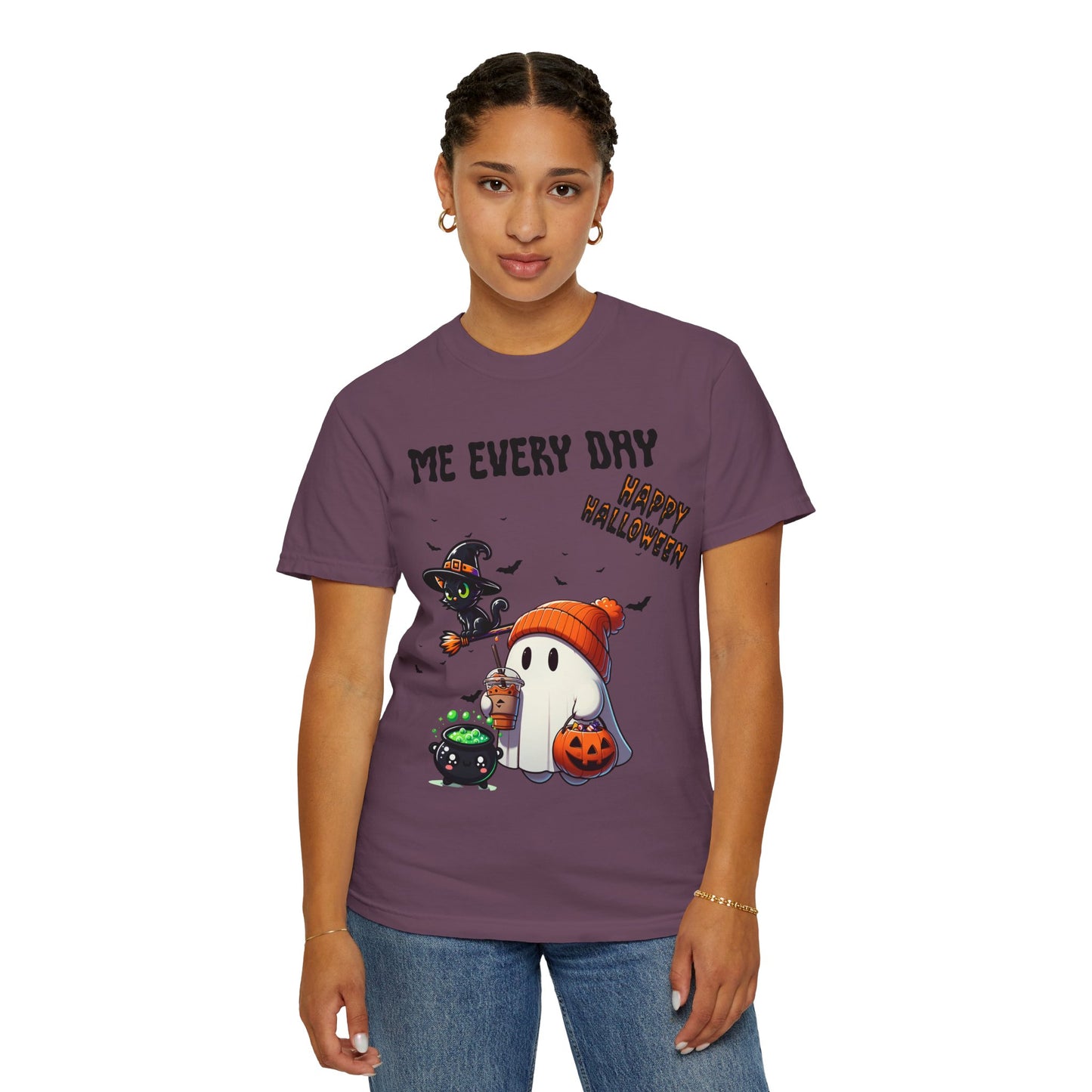 Short Sleeve Comfort Colors "Me Every Day" Halloween T-shirt.