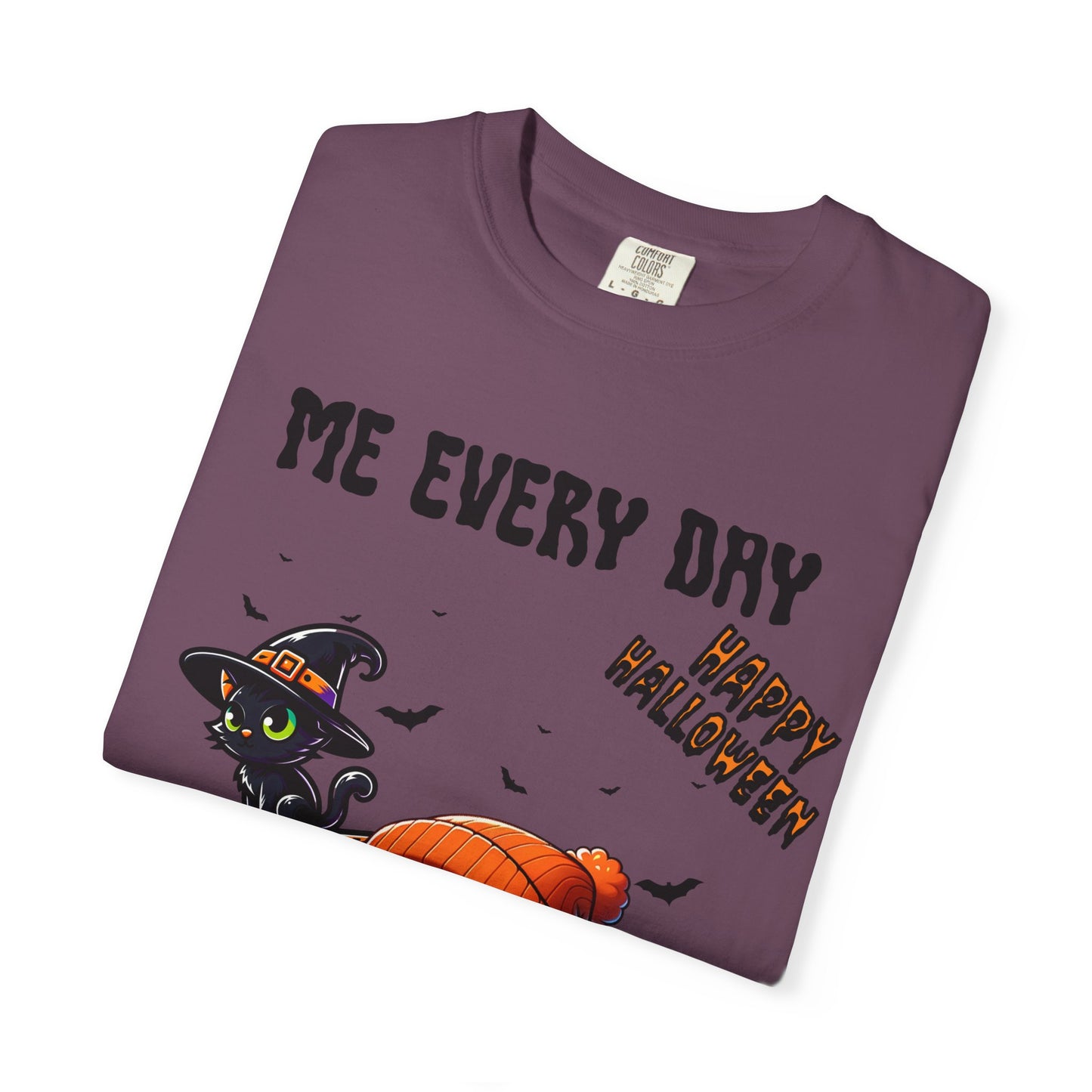 Short Sleeve Comfort Colors "Me Every Day" Halloween T-shirt.