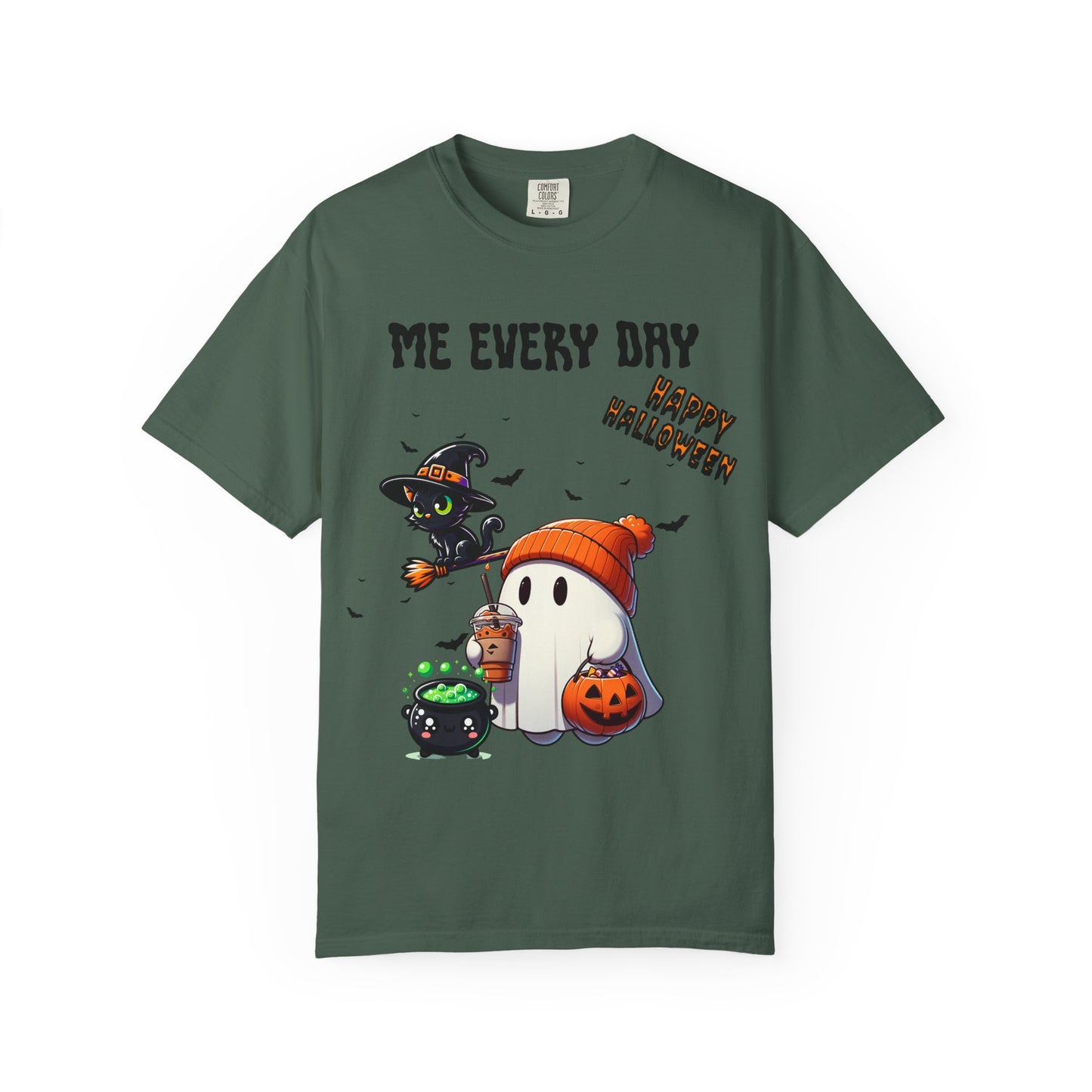 Short Sleeve Comfort Colors "Me Every Day" Halloween T-shirt.