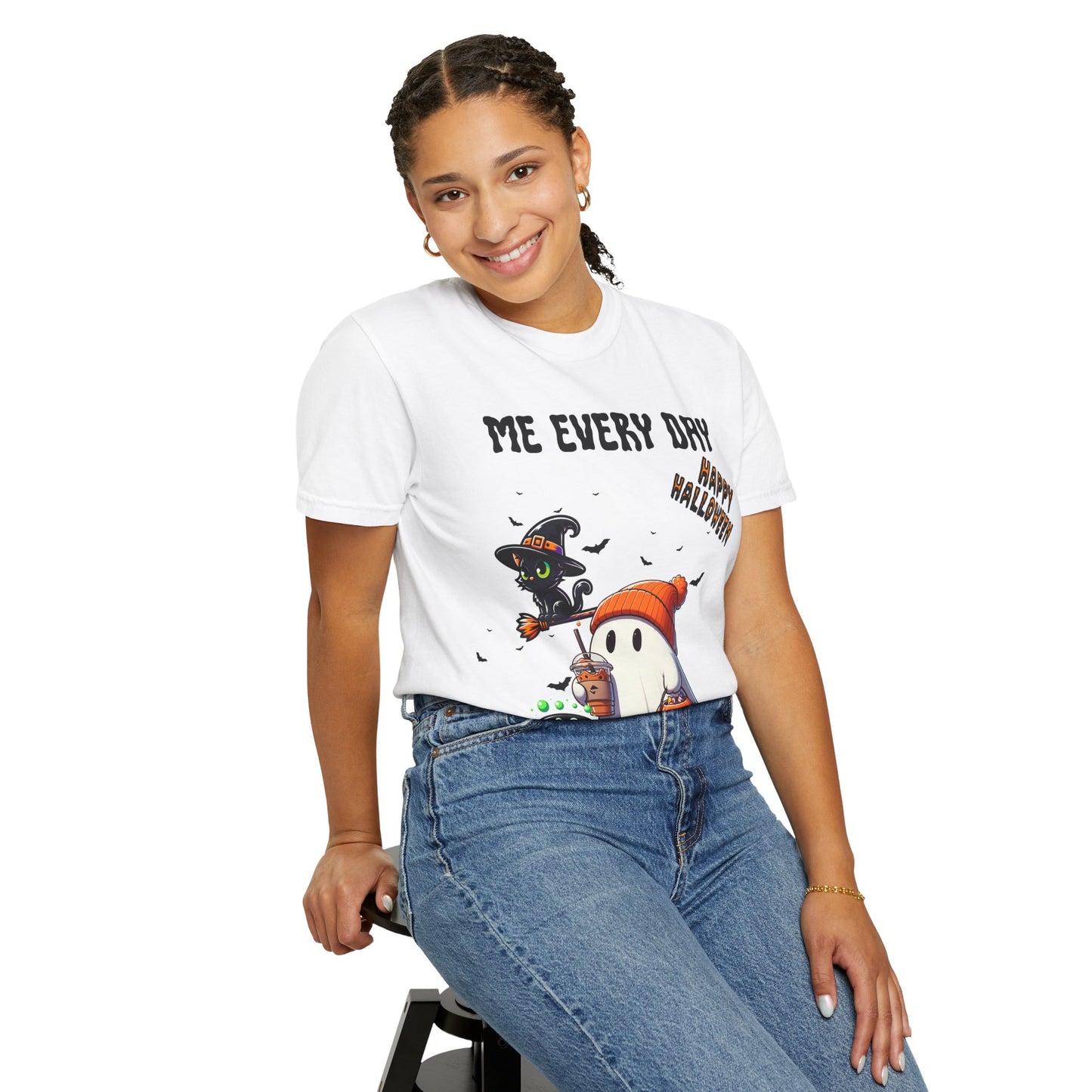 Short Sleeve Comfort Colors "Me Every Day" Halloween T-shirt.
