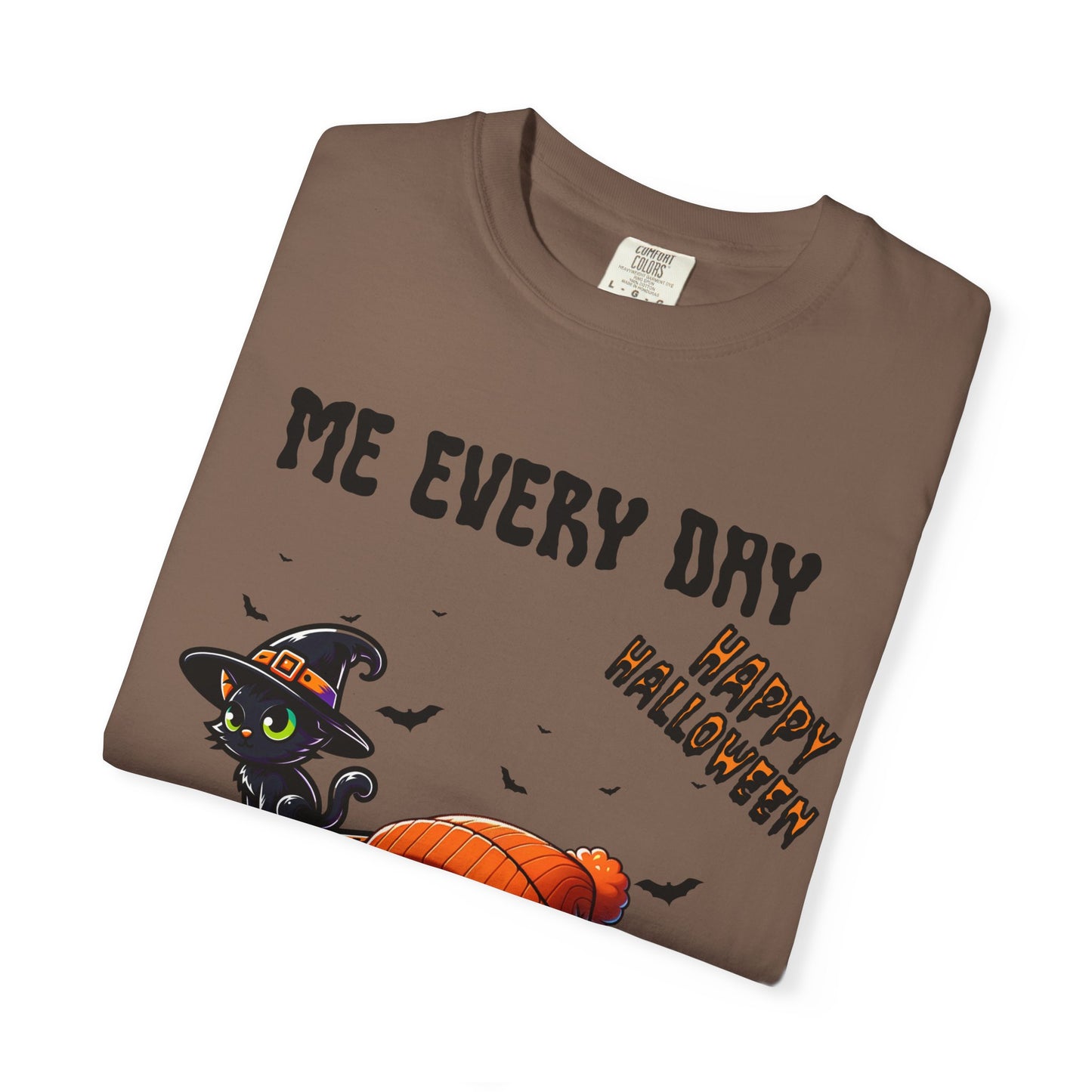 Short Sleeve Comfort Colors "Me Every Day" Halloween T-shirt.