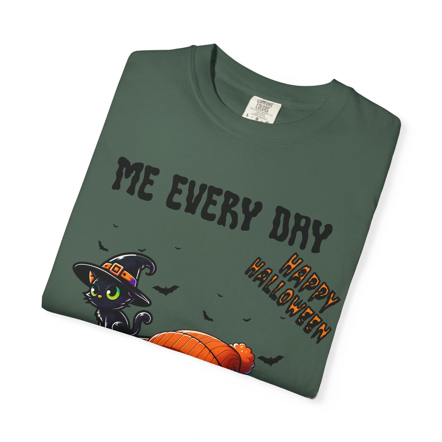 Short Sleeve Comfort Colors "Me Every Day" Halloween T-shirt.