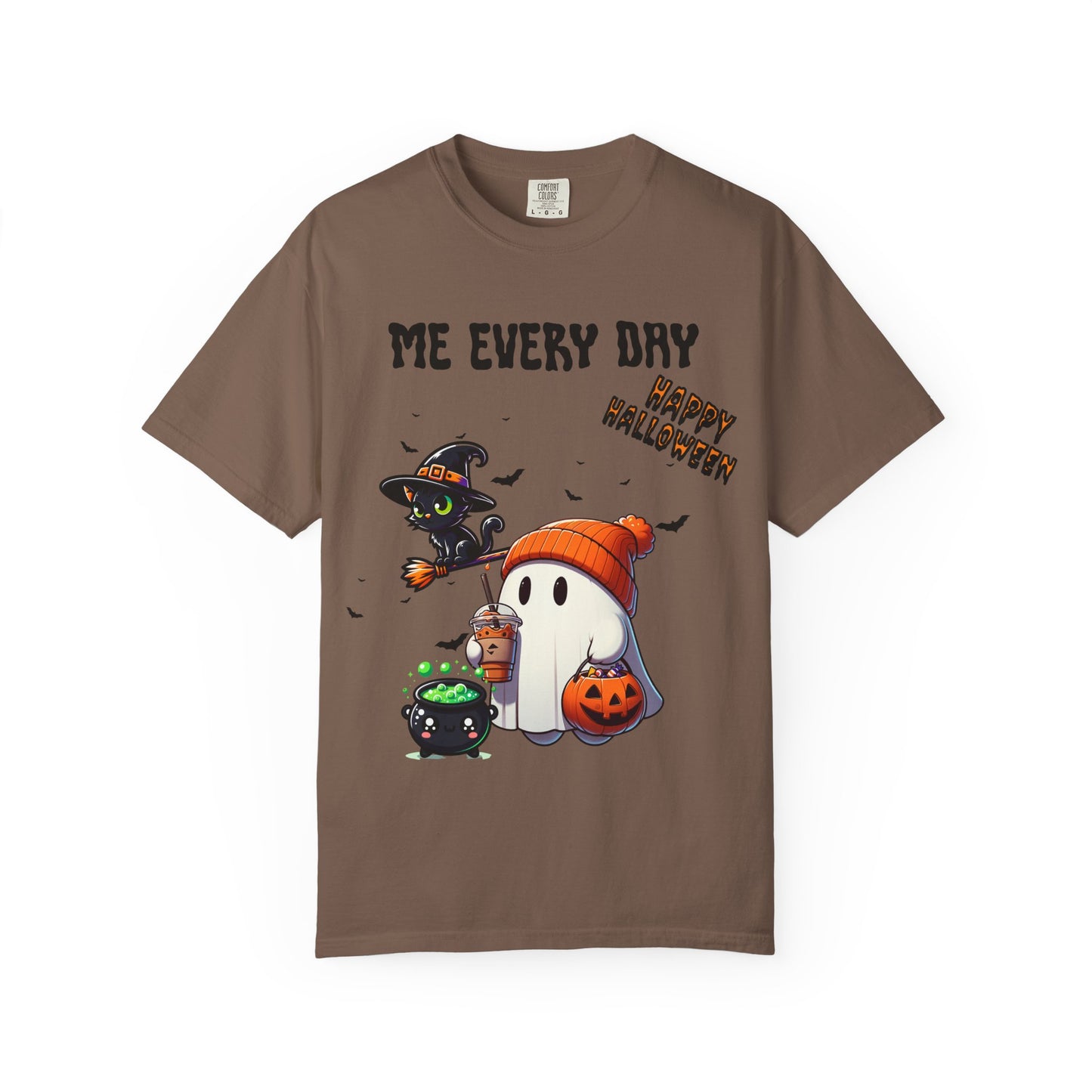 Short Sleeve Comfort Colors "Me Every Day" Halloween T-shirt.