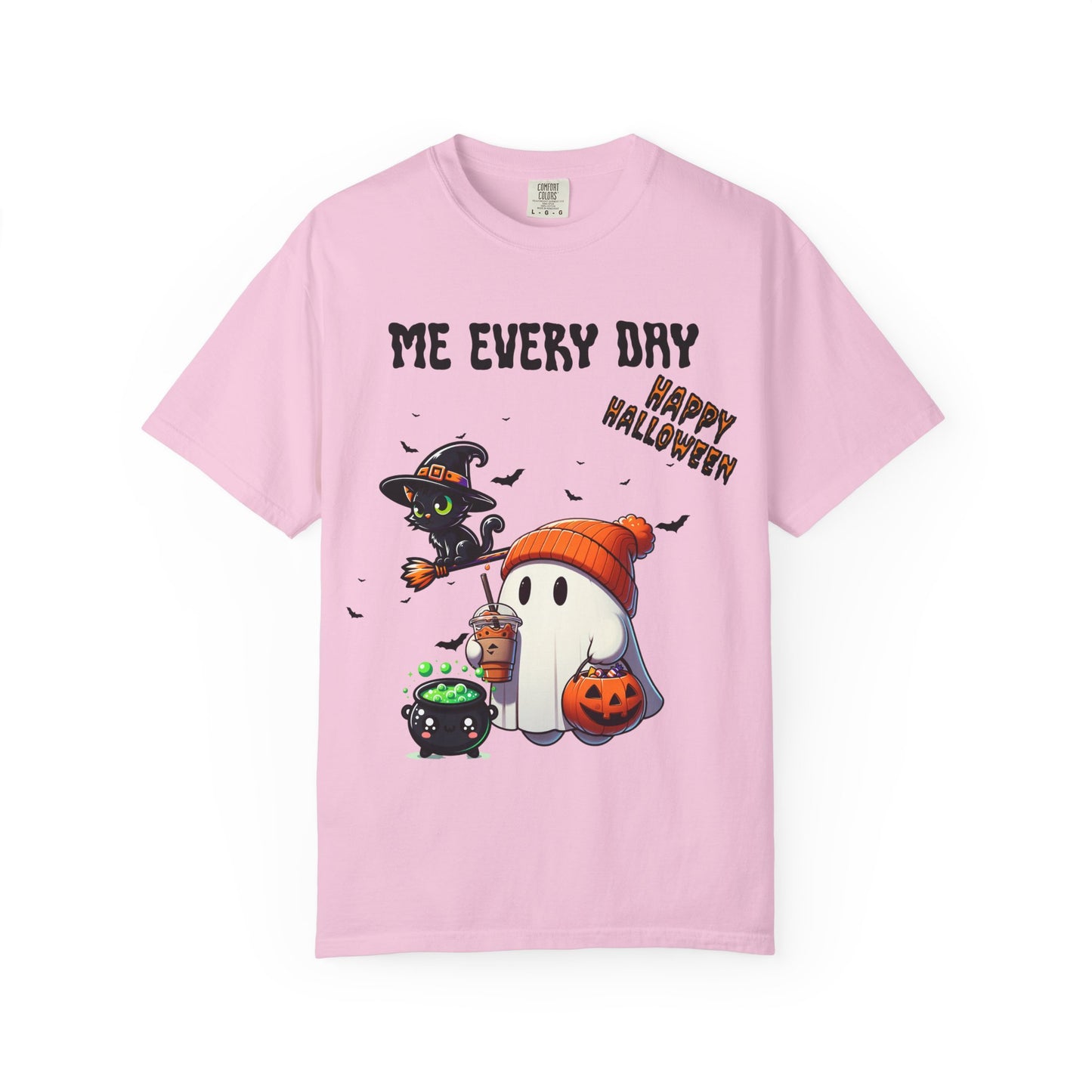 Short Sleeve Comfort Colors "Me Every Day" Halloween T-shirt.