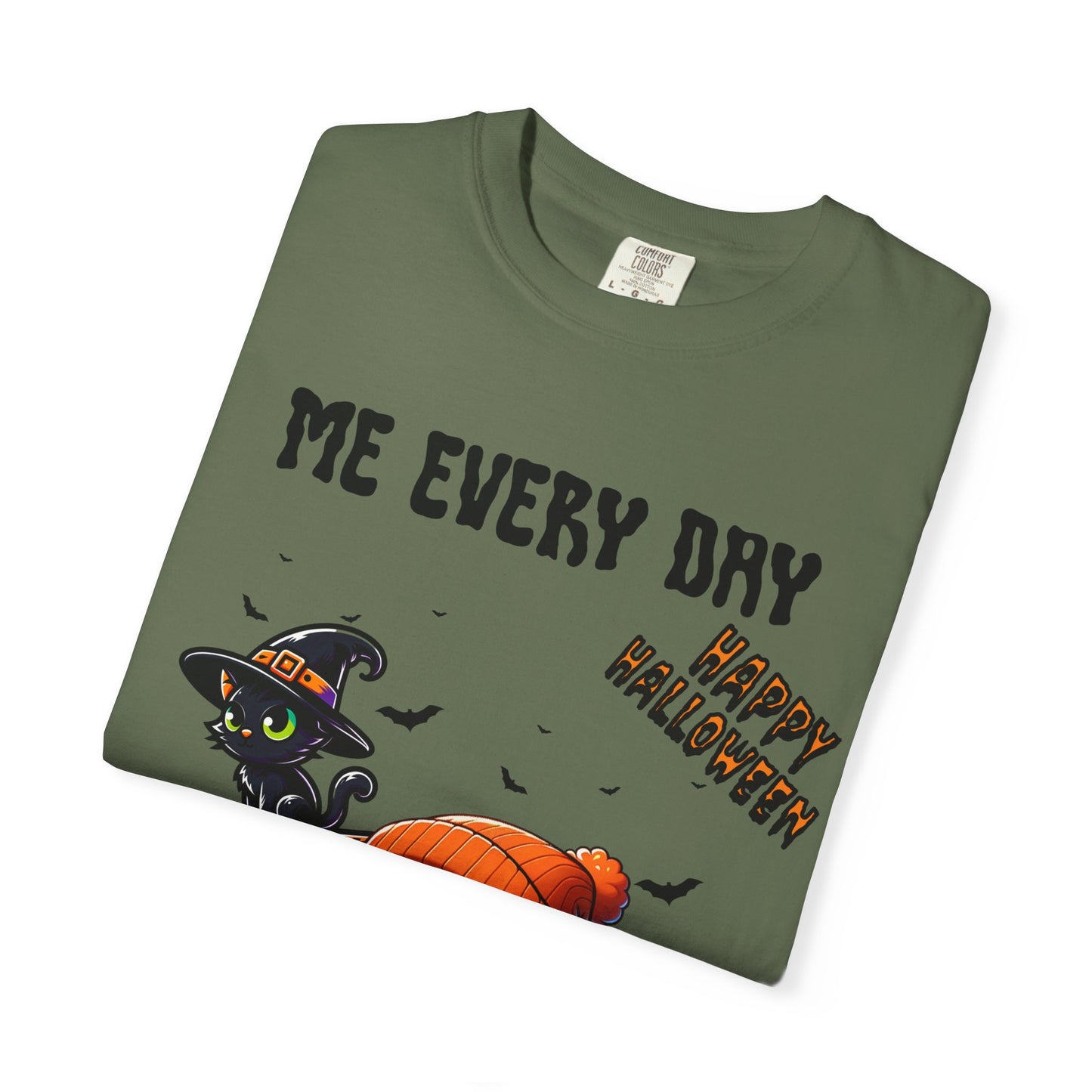 Short Sleeve Comfort Colors "Me Every Day" Halloween T-shirt.