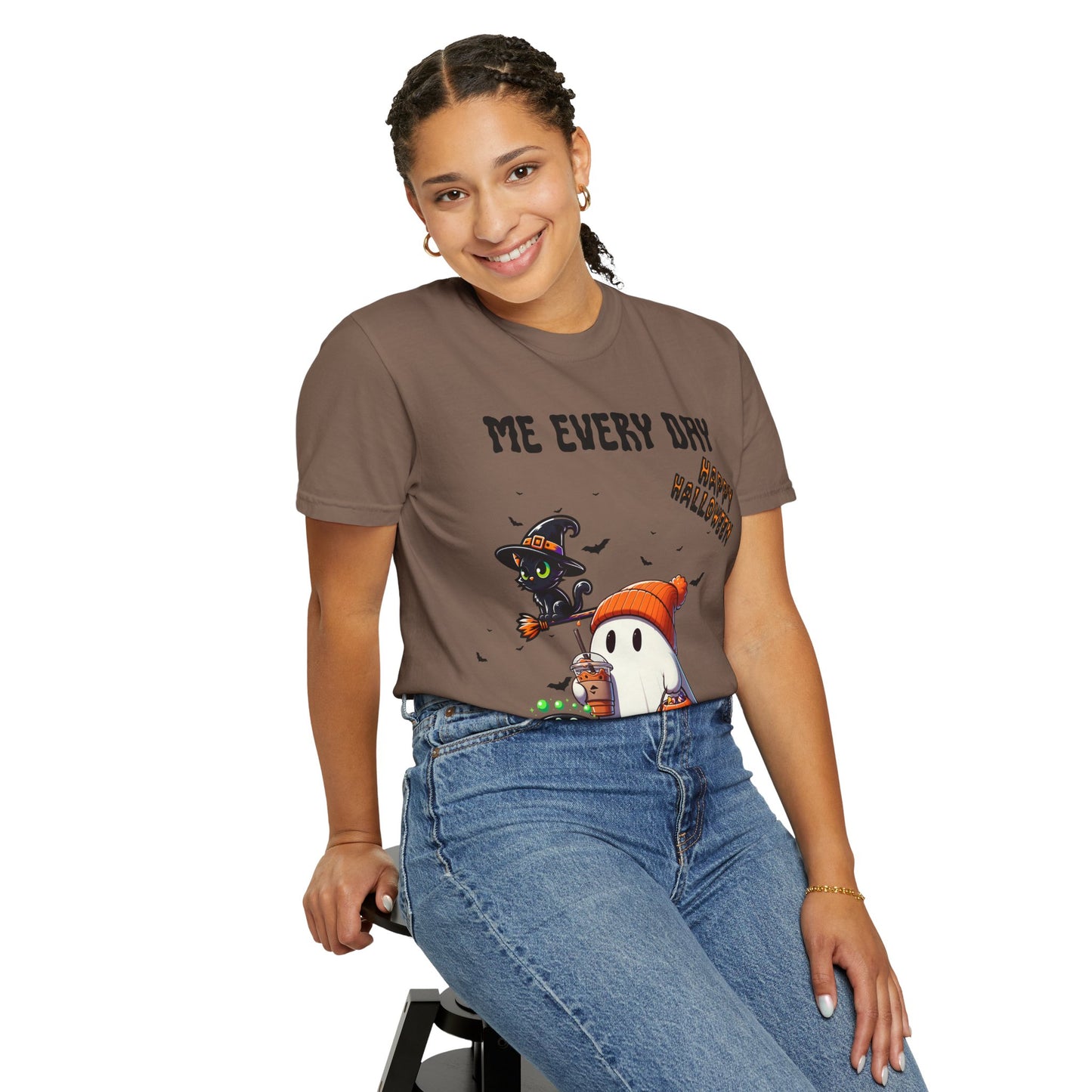 Short Sleeve Comfort Colors "Me Every Day" Halloween T-shirt.