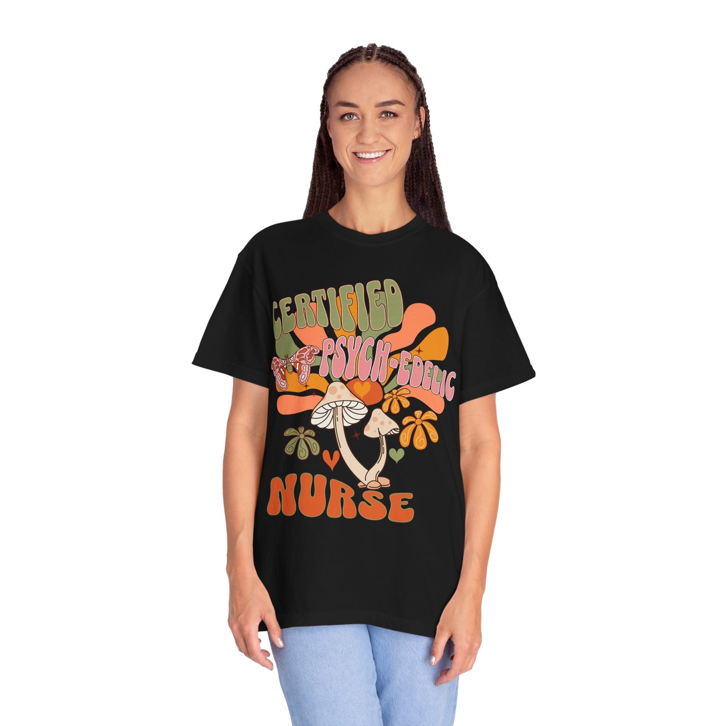 Comfort Colors Certified Psych-edelic Nurse T-shirt
