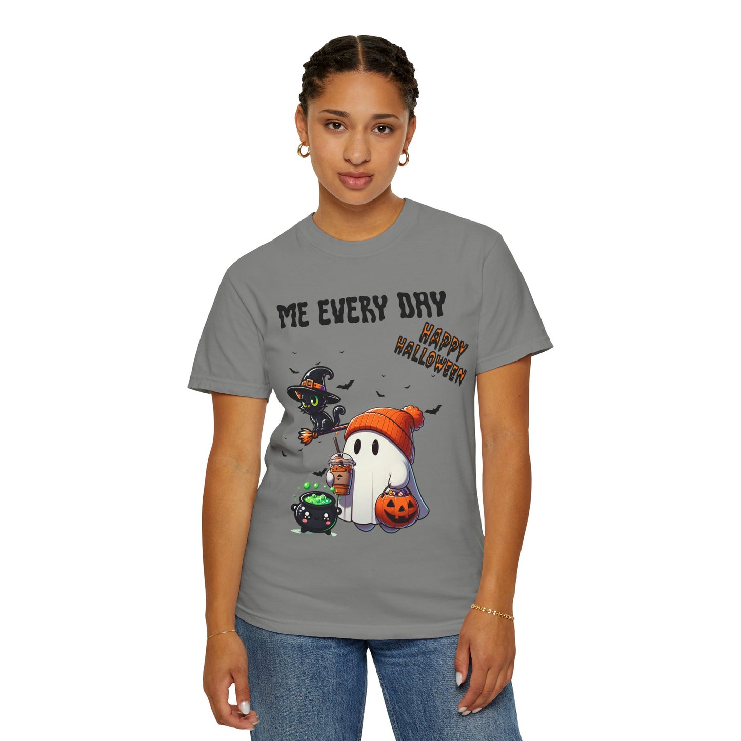 Short Sleeve Comfort Colors "Me Every Day" Halloween T-shirt.
