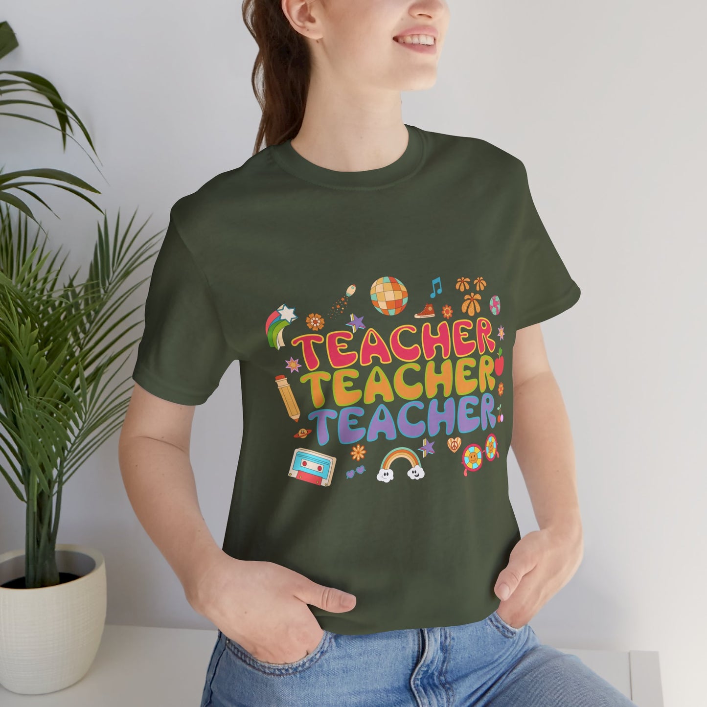 Short sleeve Teacher Shirt.