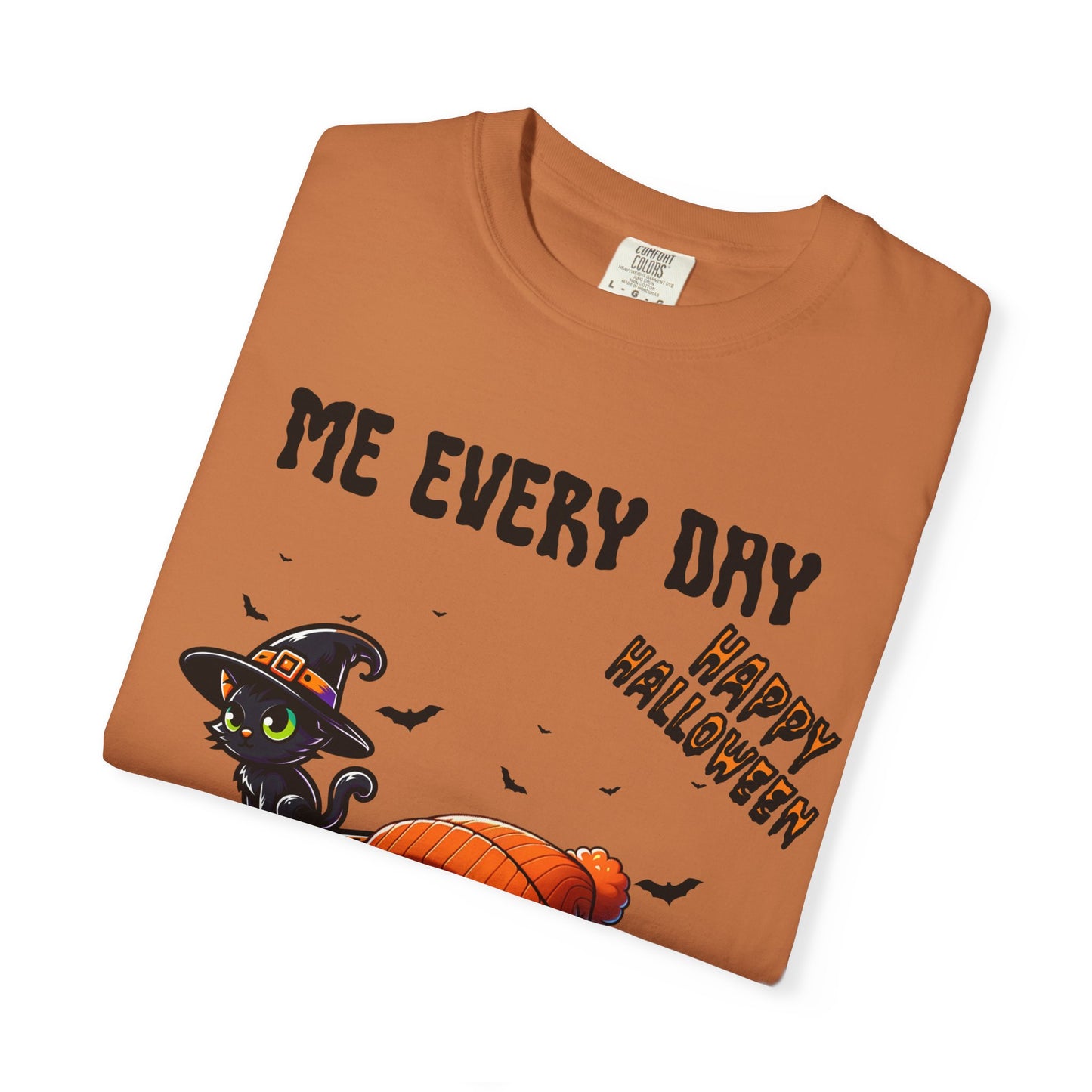 Short Sleeve Comfort Colors "Me Every Day" Halloween T-shirt.