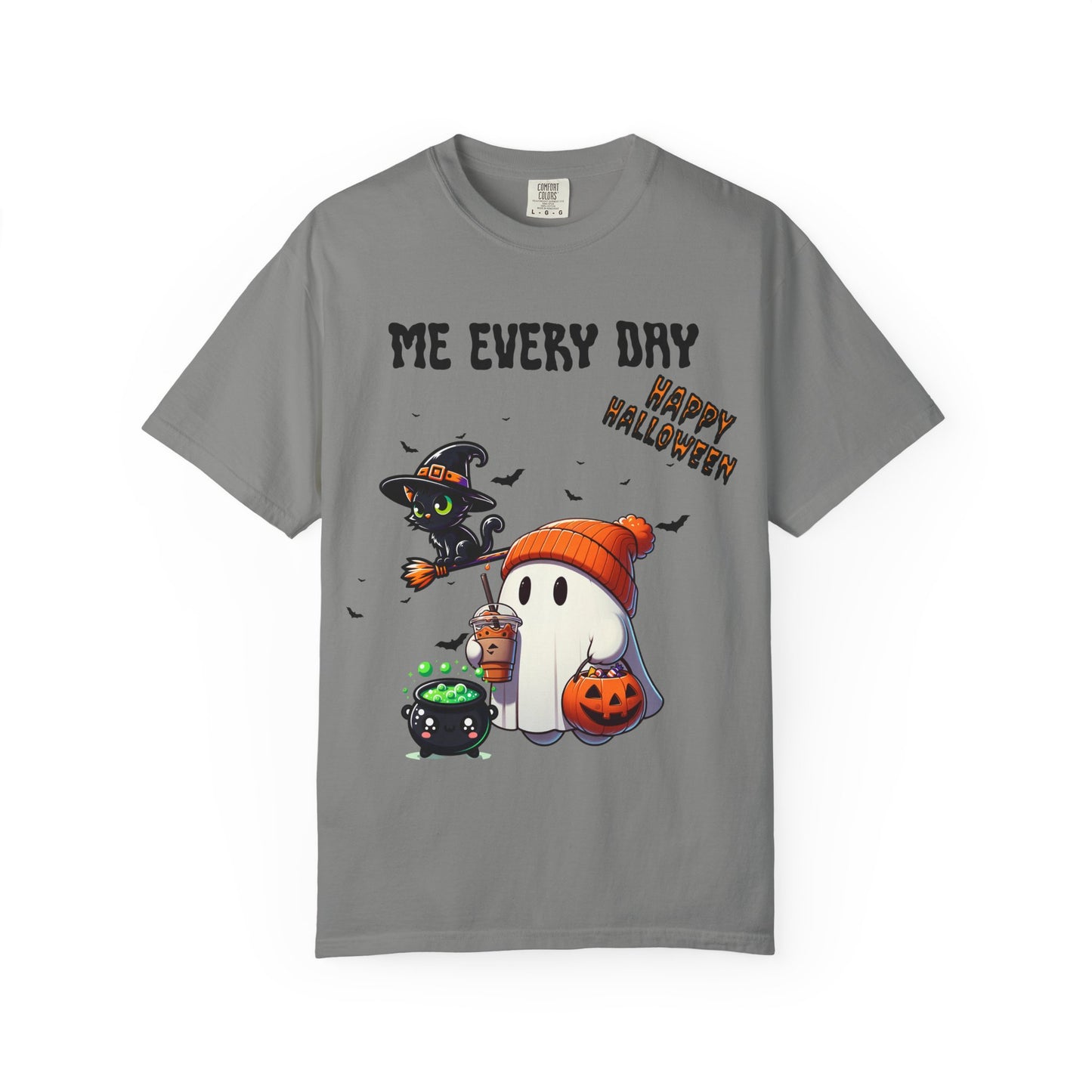 Short Sleeve Comfort Colors "Me Every Day" Halloween T-shirt.