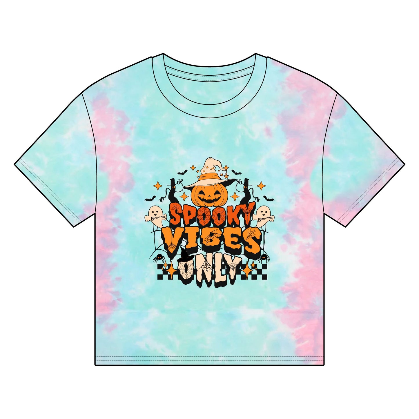Women's Organic Boxy T-shirt Spooky Vibes Only