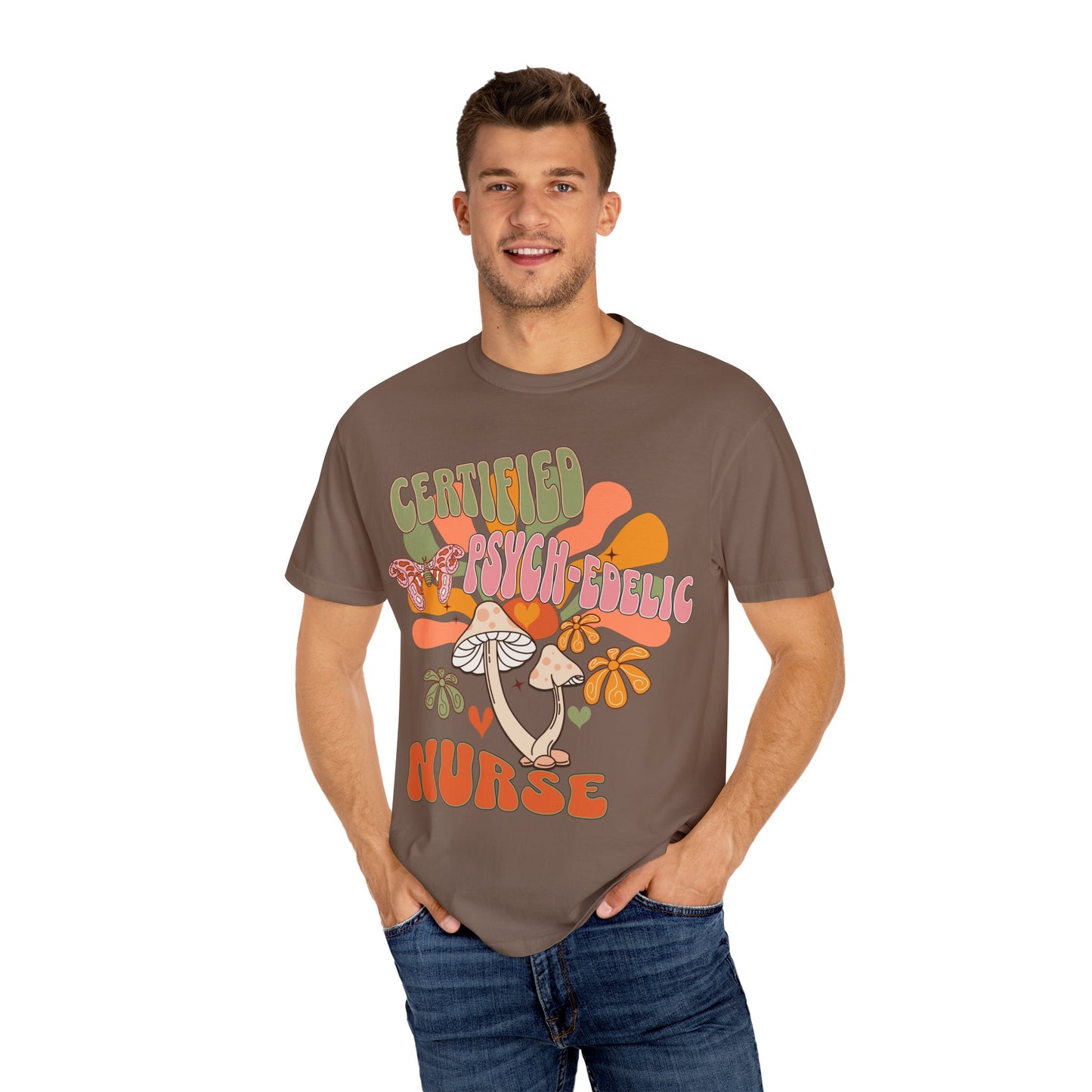 Comfort Colors Certified Psych-edelic Nurse T-shirt