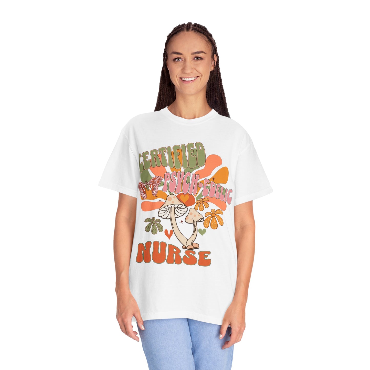 Comfort Colors Certified Psych-edelic Nurse T-shirt