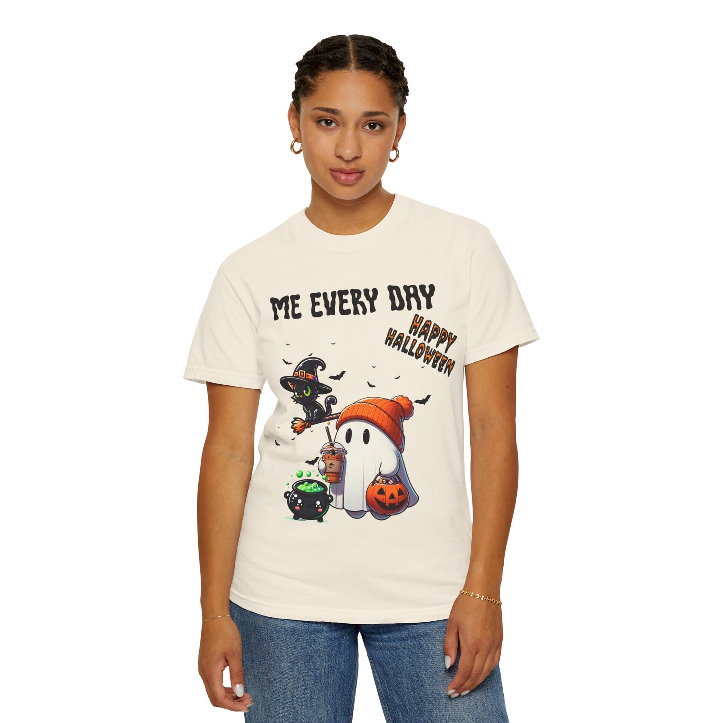 Short Sleeve Comfort Colors "Me Every Day" Halloween T-shirt.