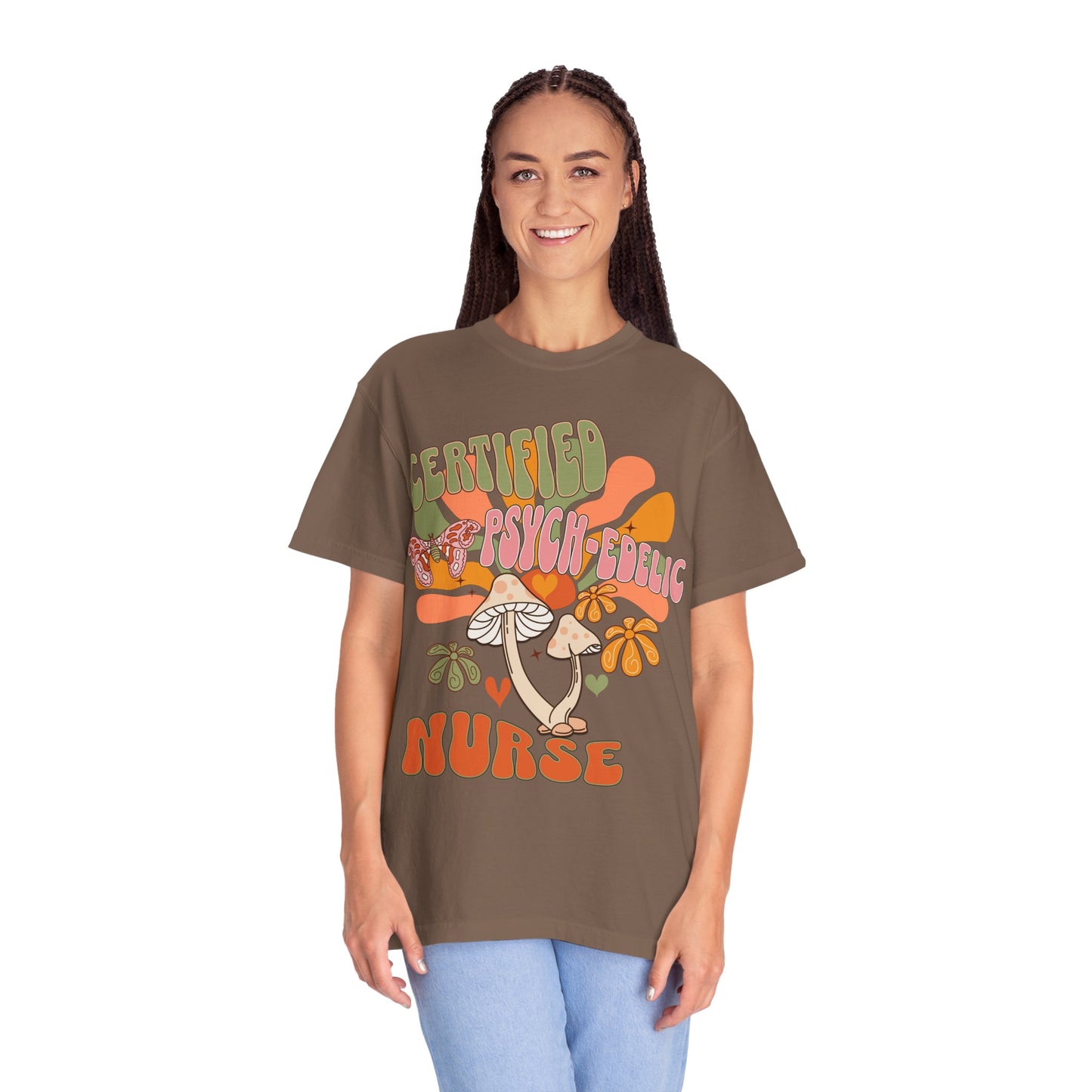 Comfort Colors Certified Psych-edelic Nurse T-shirt