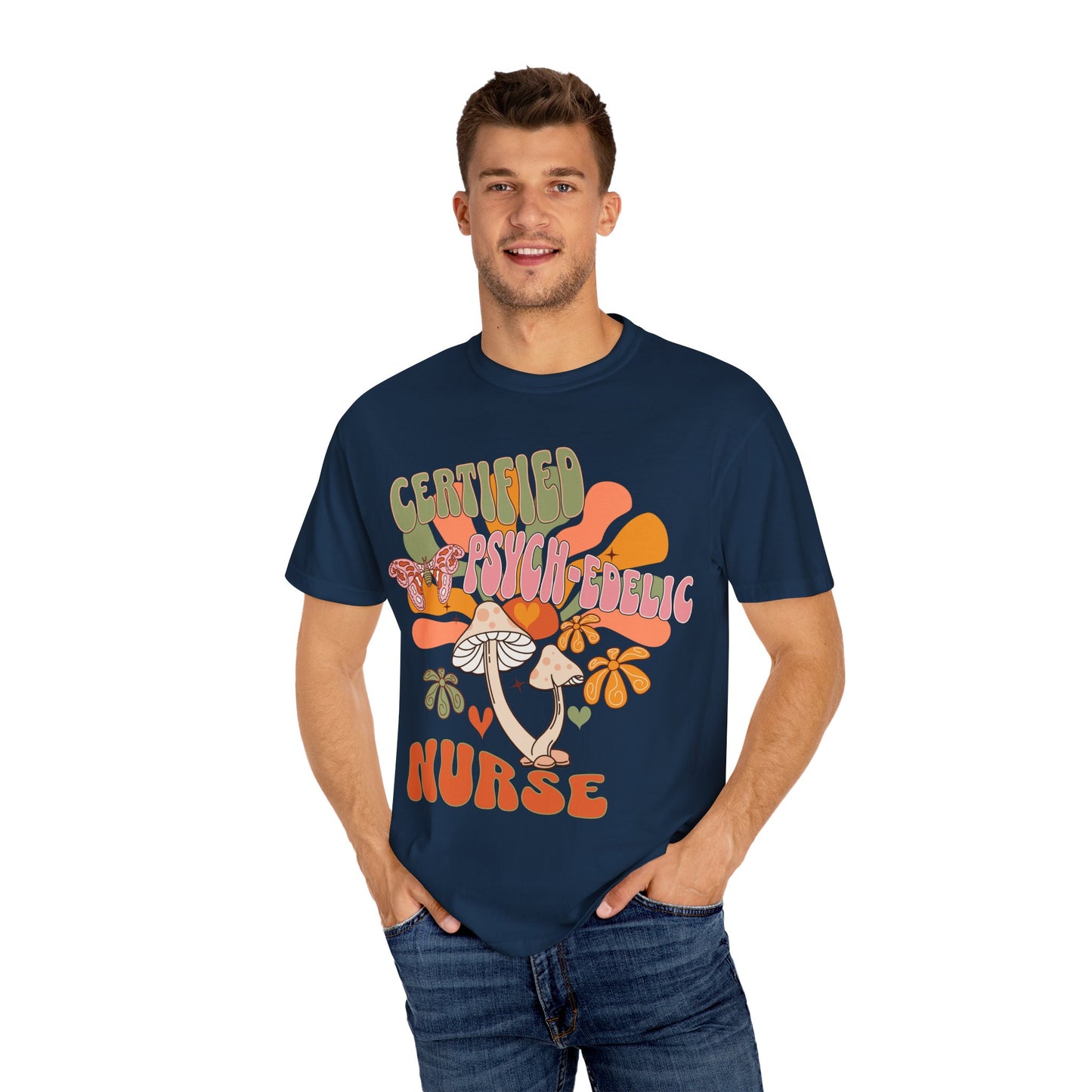Comfort Colors Certified Psych-edelic Nurse T-shirt