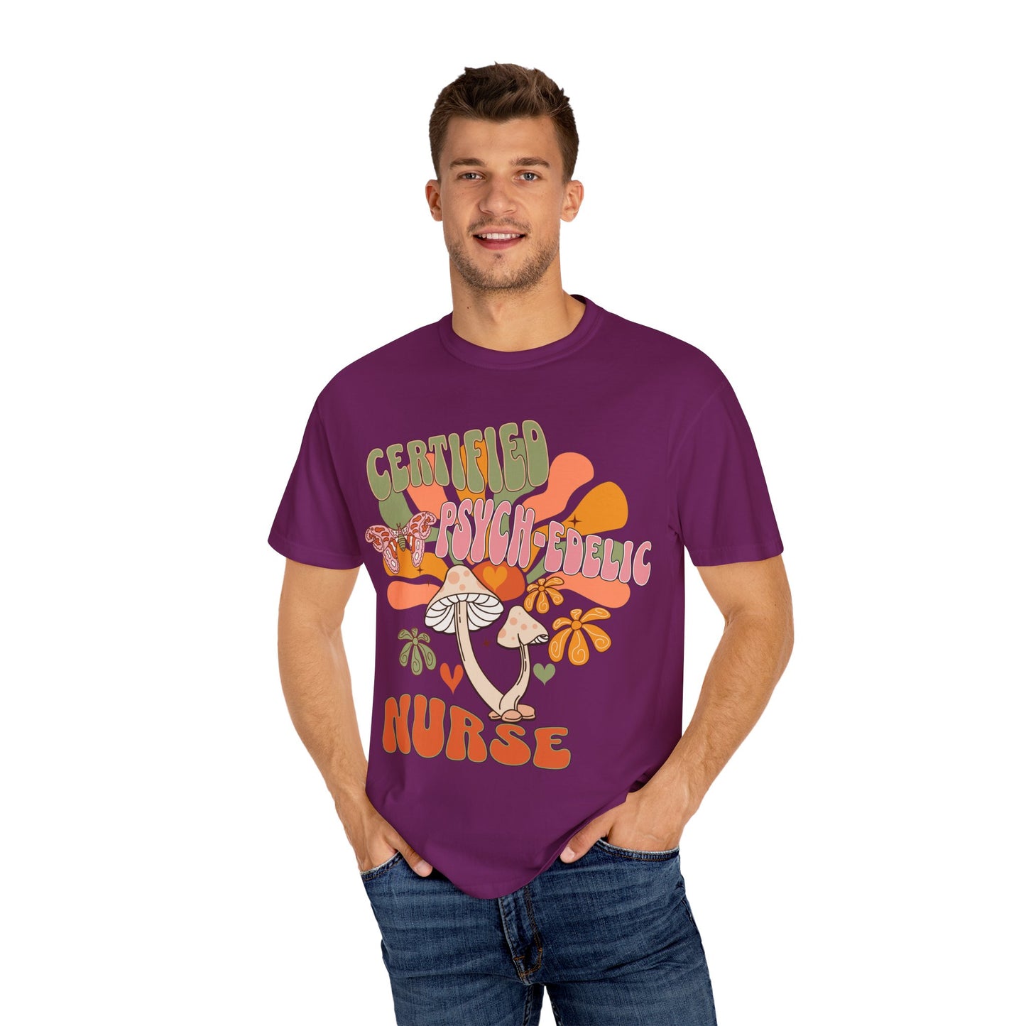 Comfort Colors Certified Psych-edelic Nurse T-shirt