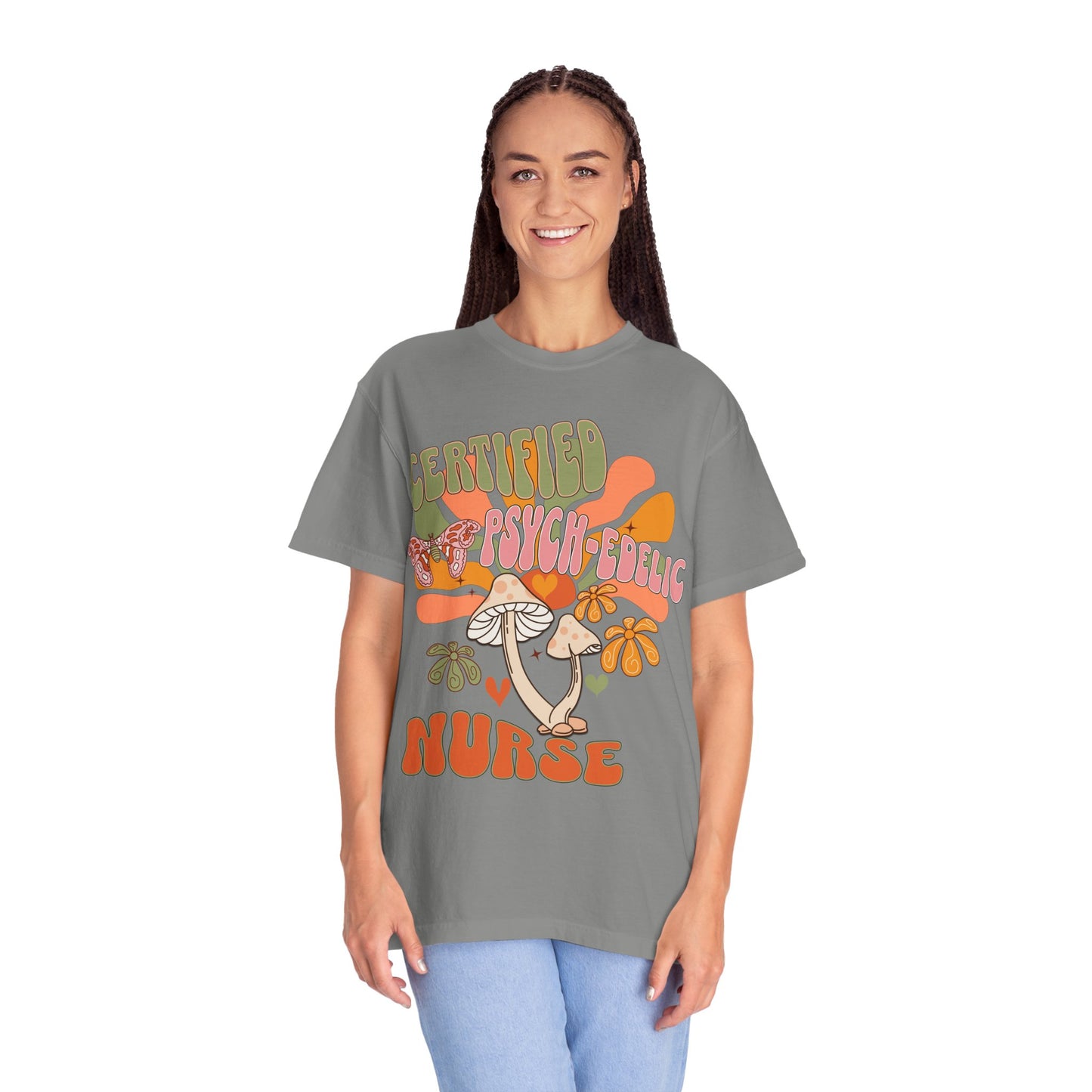 Comfort Colors Certified Psych-edelic Nurse T-shirt