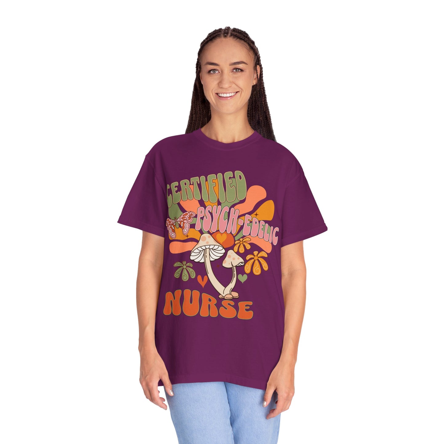 Comfort Colors Certified Psych-edelic Nurse T-shirt