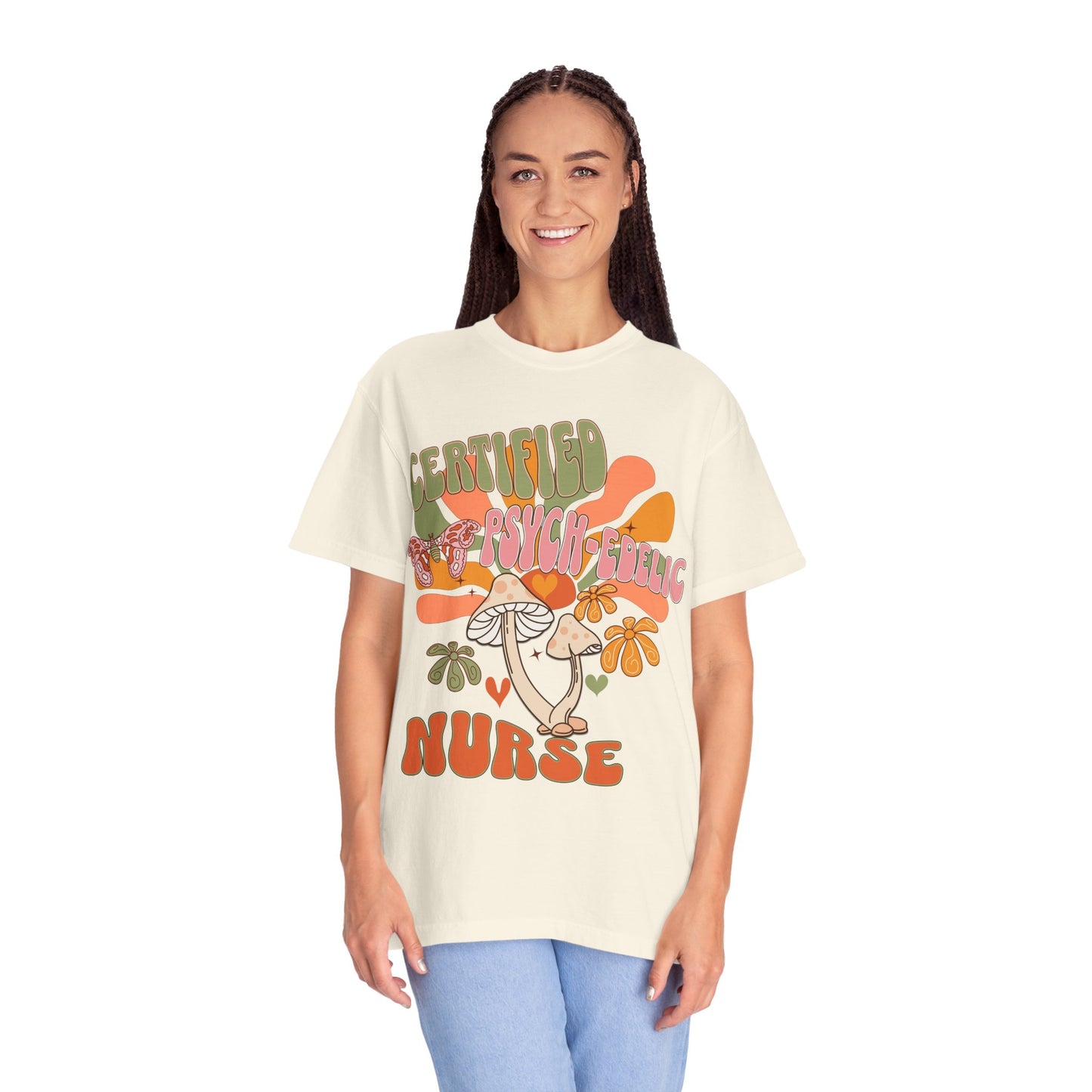 Comfort Colors Certified Psych-edelic Nurse T-shirt