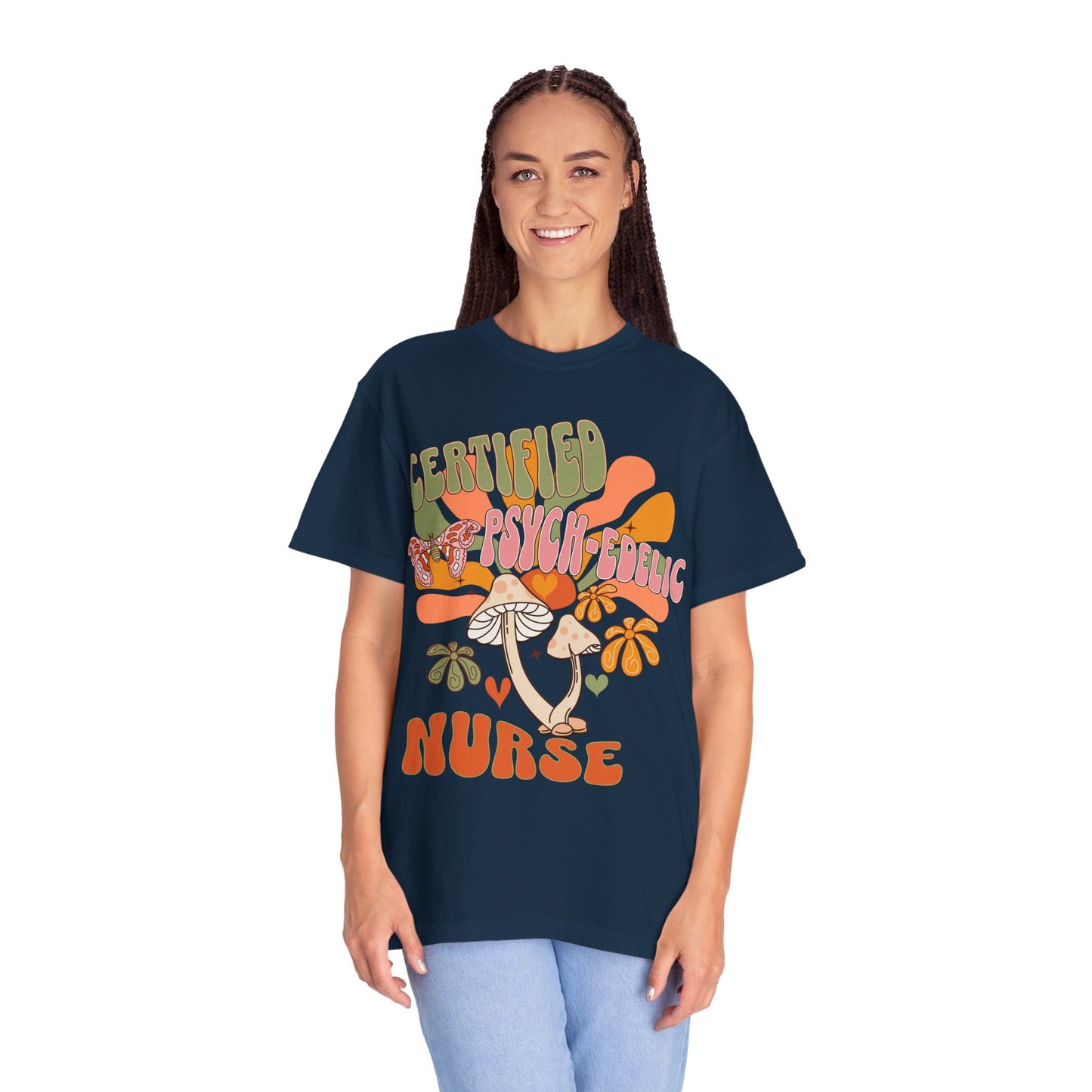 Comfort Colors Certified Psych-edelic Nurse T-shirt