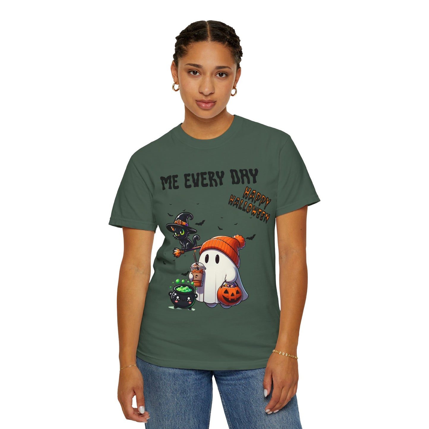 Short Sleeve Comfort Colors "Me Every Day" Halloween T-shirt.