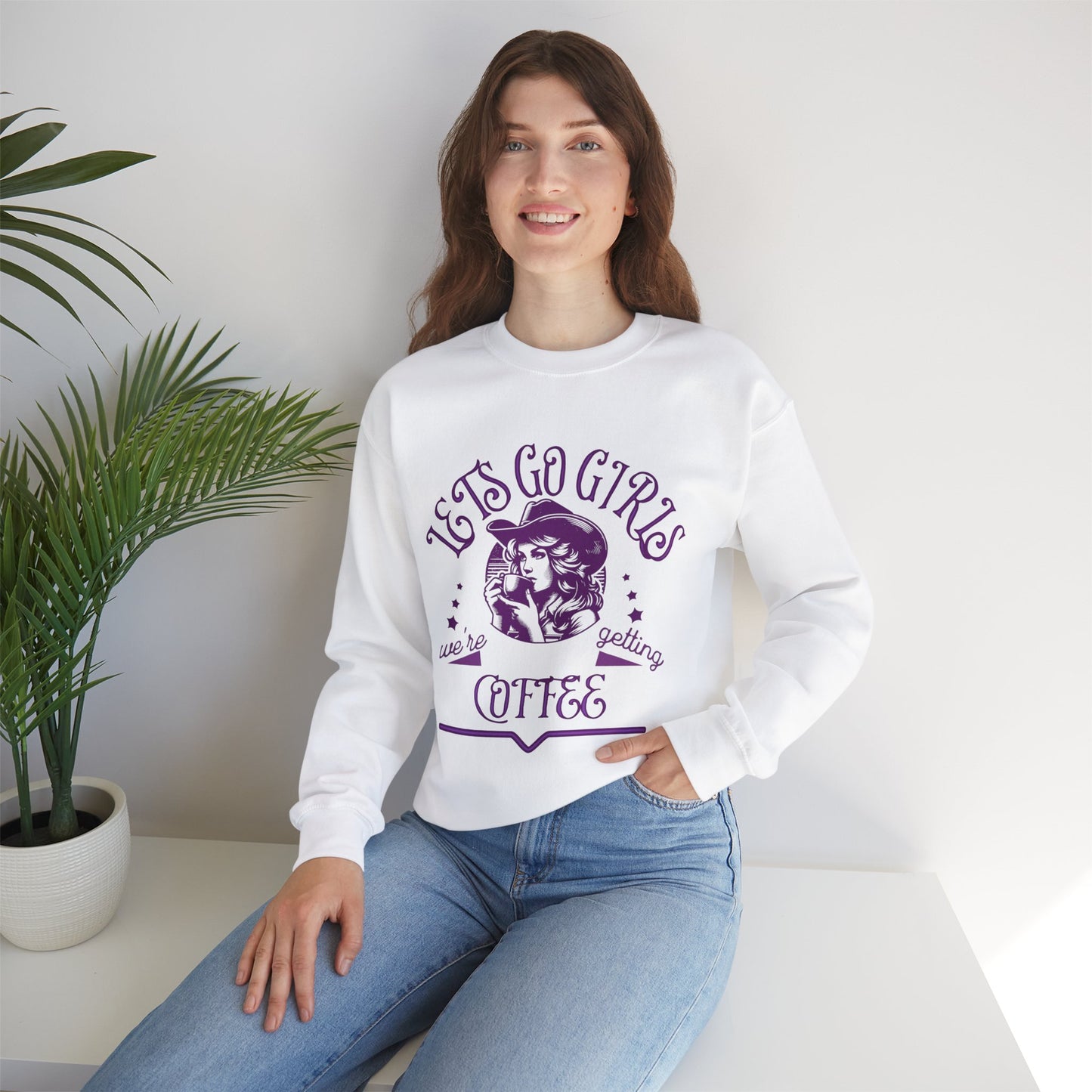 Lets Go Girls Crewneck Sweatshirt.