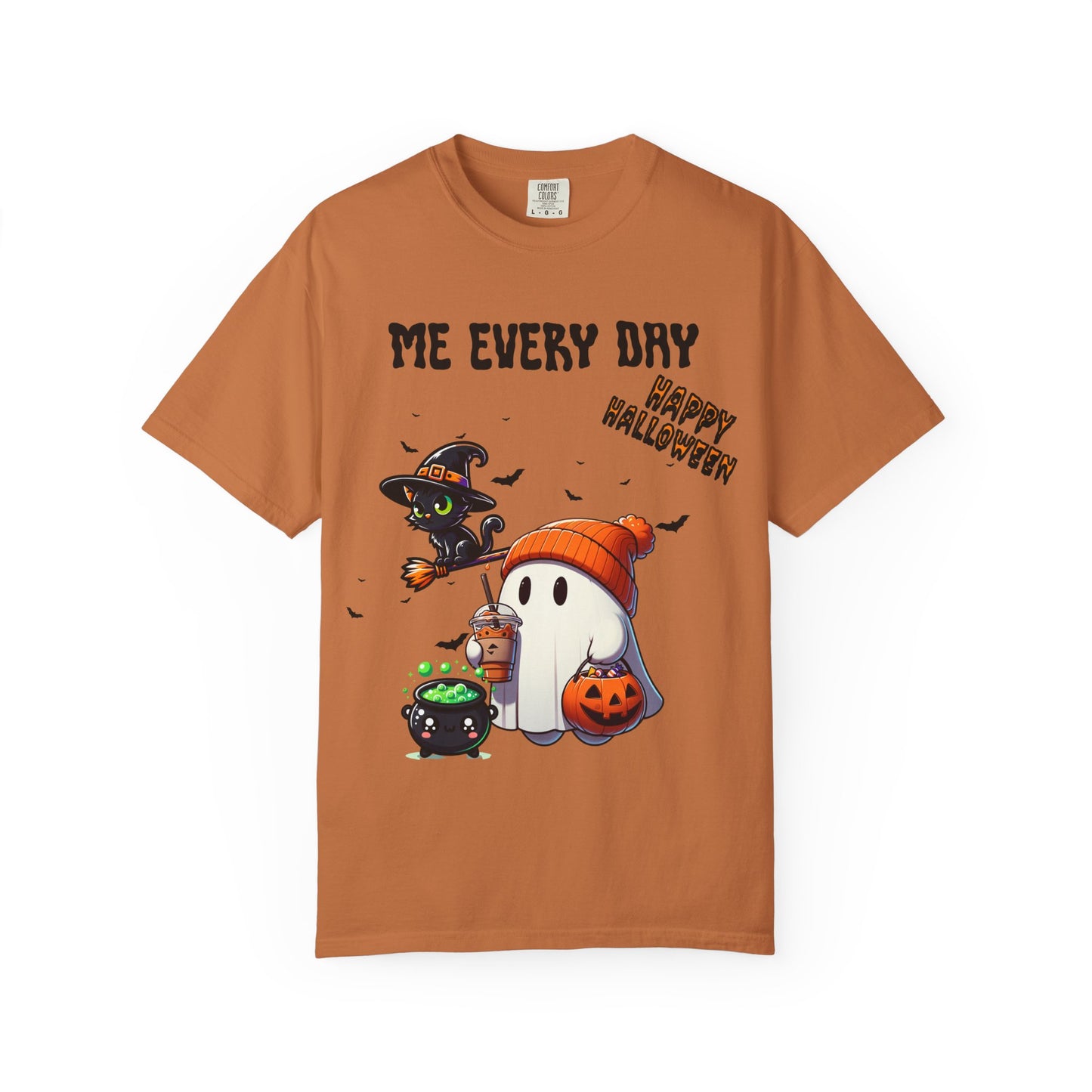 Short Sleeve Comfort Colors "Me Every Day" Halloween T-shirt.