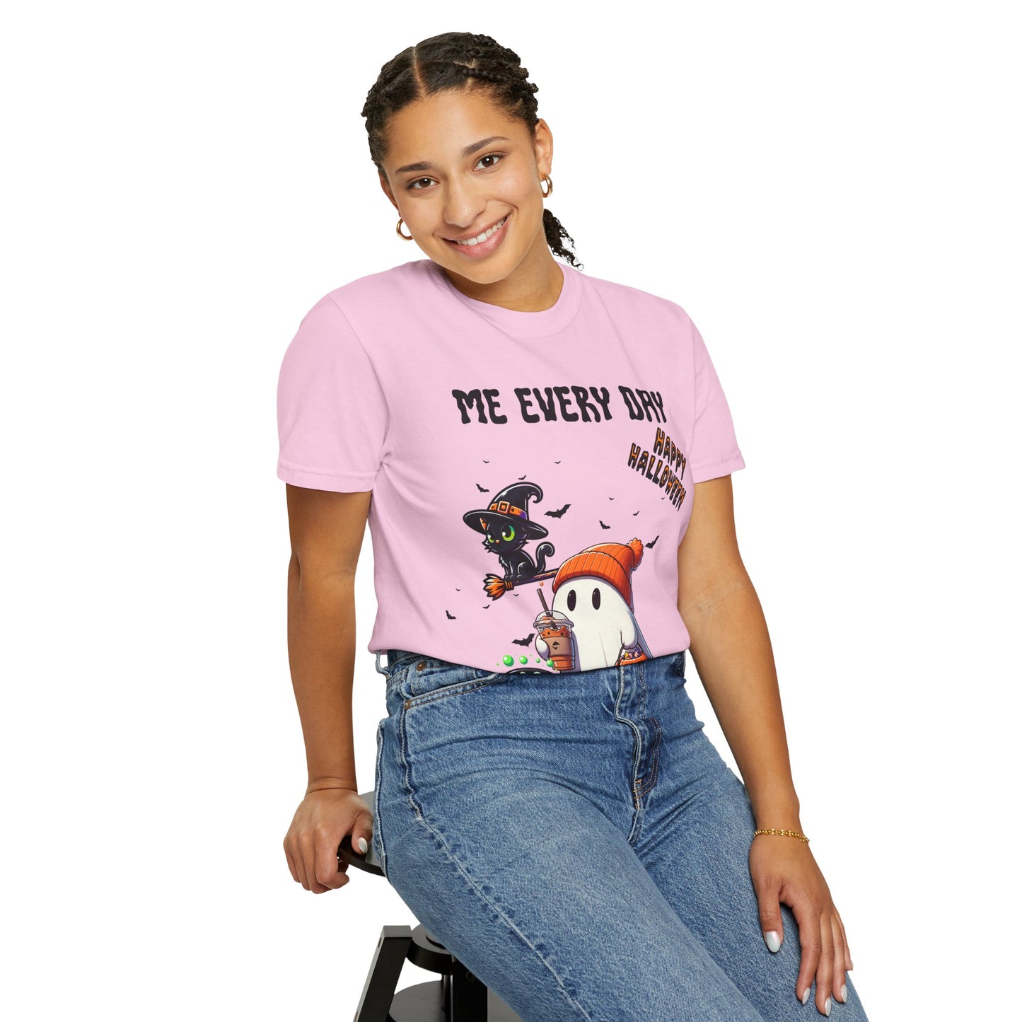 Short Sleeve Comfort Colors "Me Every Day" Halloween T-shirt.