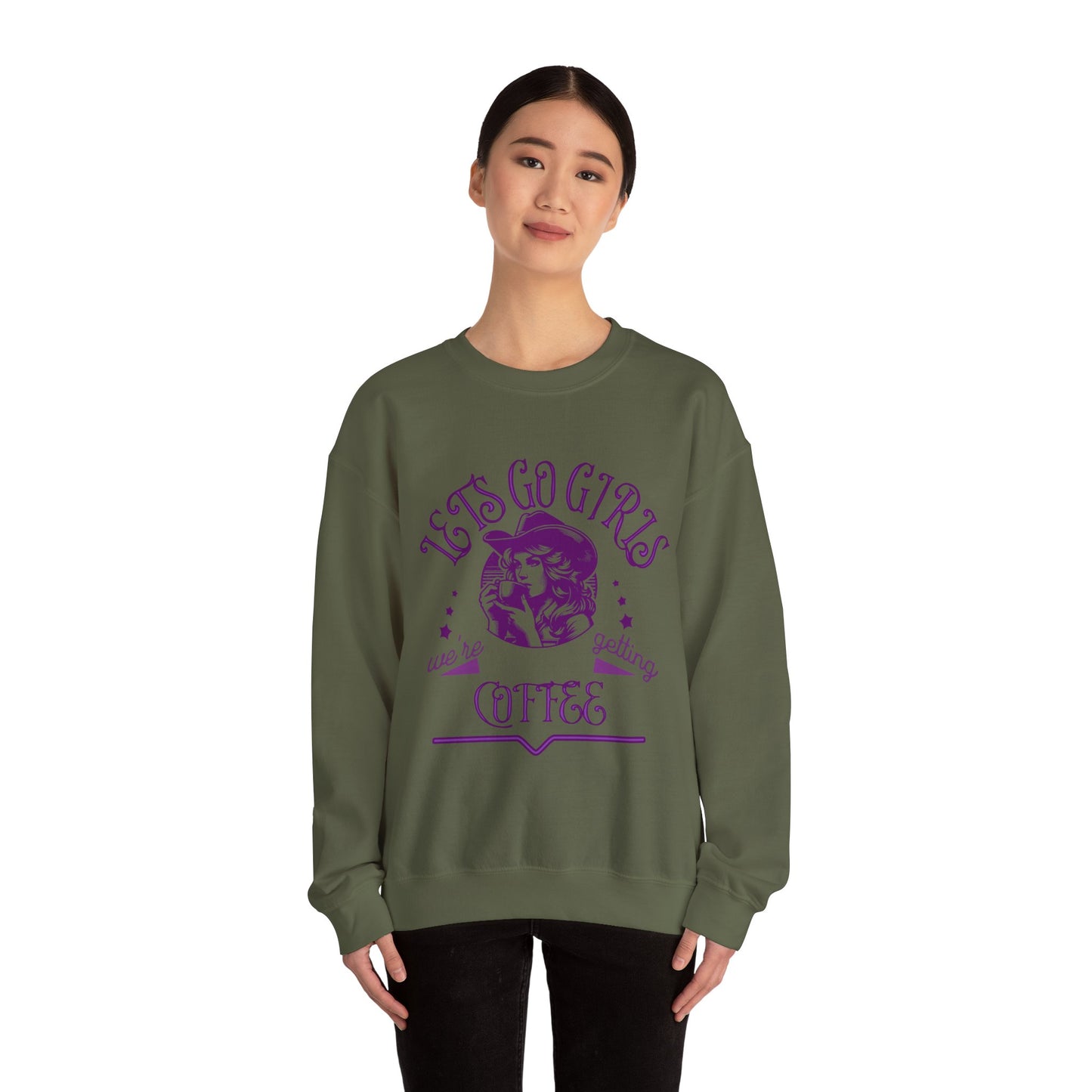 Lets Go Girls Crewneck Sweatshirt.