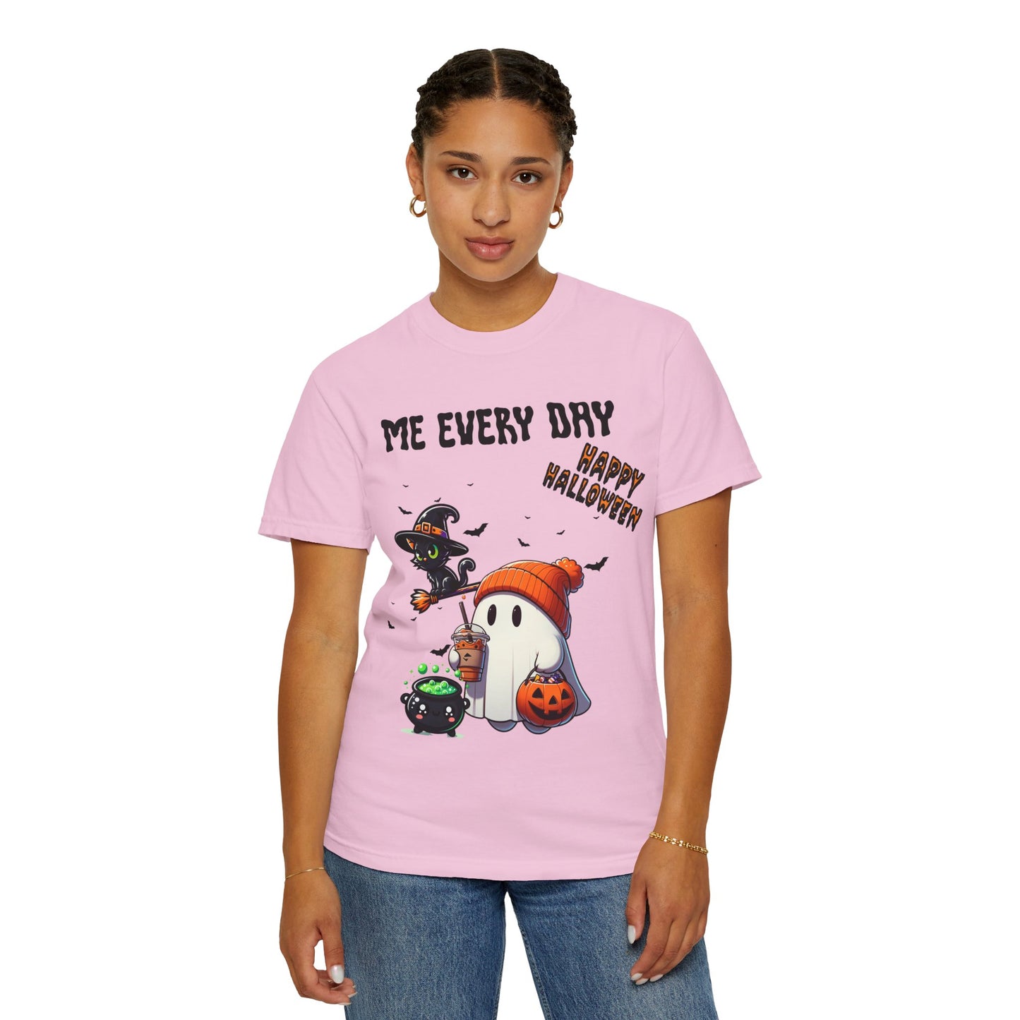 Short Sleeve Comfort Colors "Me Every Day" Halloween T-shirt.
