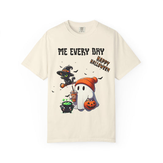 Short Sleeve Comfort Colors "Me Every Day" Halloween T-shirt.